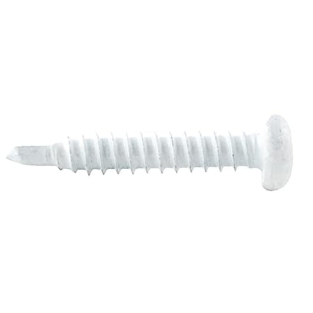 AP PRODUCTS 012-PTK500W 8X1 White #8 Self-Tapping Pan Head Tri-Screws - 1, 500 Pack product image