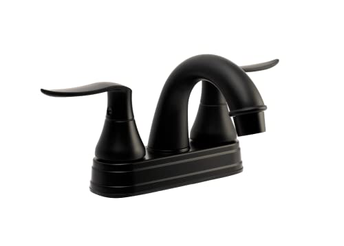 Dura Faucet Elegant Arc Spout RV Lavatory Faucet - Matte Black