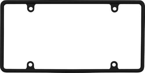 Cruiser Accessories 21350 Slim Rim License Plate Frame, Black