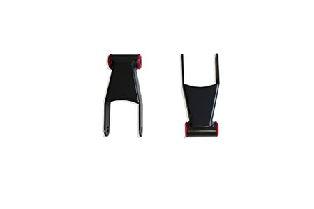 MAXTRAC 411420 Leaf Spring Shackle Kit 2 in. Lowering Rear Powder Coated Grey Incl... product image