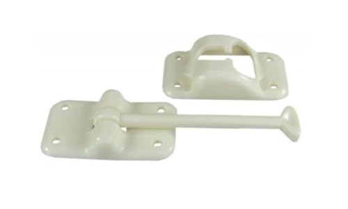 JR PRODUCTS 10424 Plastic T-Style Door Holder - Colonial White, 3-1/2 product image
