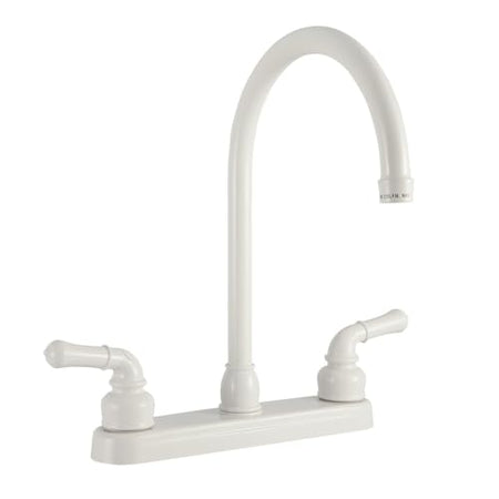 DURA FAUCET DF-PK330HC-WT RV J-Spout Kitchen Sink Faucet (White) product image