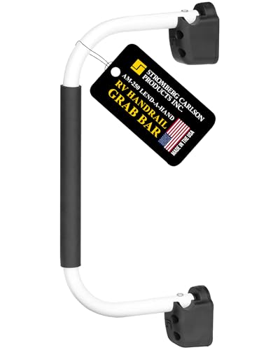 STROMBER AM-250 g Carlson  Lend-A-Hand Mini Assist Rail - RV Railing for Steps, RV ... product image