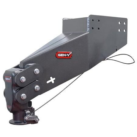 GEN-Y HITCH GH-8047AL Rhino Fifth Wheel Pin Box with Gooseneck SnapLatch Coupler | 1,500K... product image
