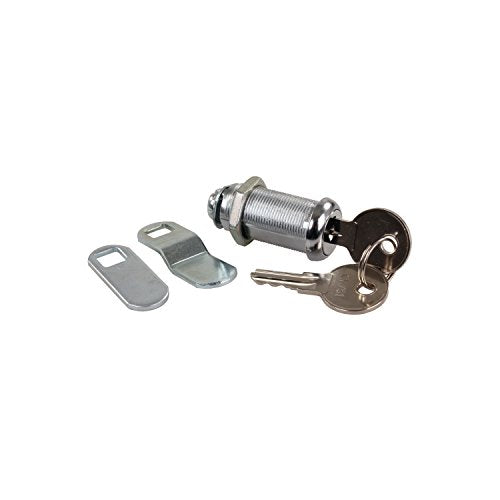JR Products 00335 Standard Compartment Door Key Lock - 1-3/8"