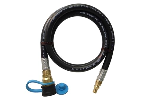MB STURGIS 100395-120-MBS 100395120M DUAL QD HOSE.  MALE QD PLUG X FEMAL product image