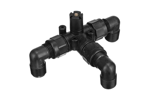 B&B Molders 94135 Three-Way Diverter Valve with 1/2" Thread for Nautilus Panel