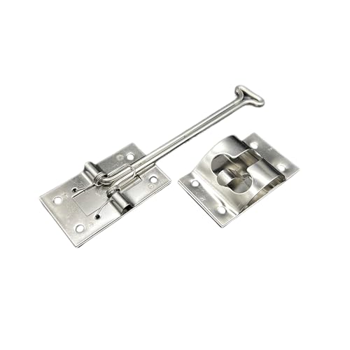RV DESIGNER E226 Self Closing Door Holder, T Style, Stainless Steel, 6 inch, Entry D... product image