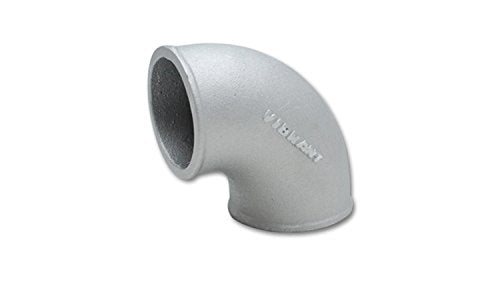 VIBRANT 2873 Performance  90 Degree Tight Radius Aluminum Elbow Gray, 2-1/2 product image
