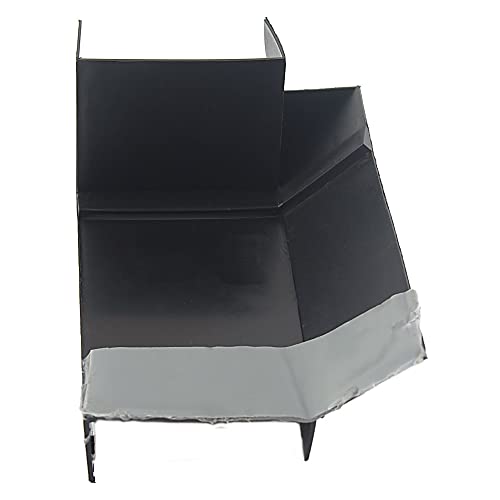 AP Products 018-1161-LH Left Hand Notch Corner Block, Black / 4-1/2" x 2-1/2" x 2"