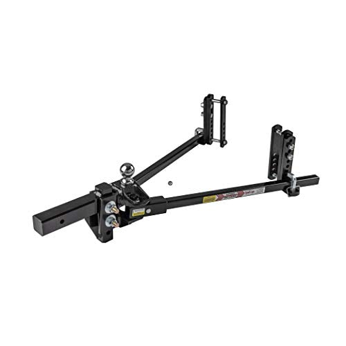 Equal-i-zer 4-point Sway Control Hitch, 90-00-1600, 16,000 Lbs Trailer Weight and 1,600 Lbs Tongue Weight Rating, Weight Distribution Kit Includes Standard Hitch Shank, Ball Not Included, Black