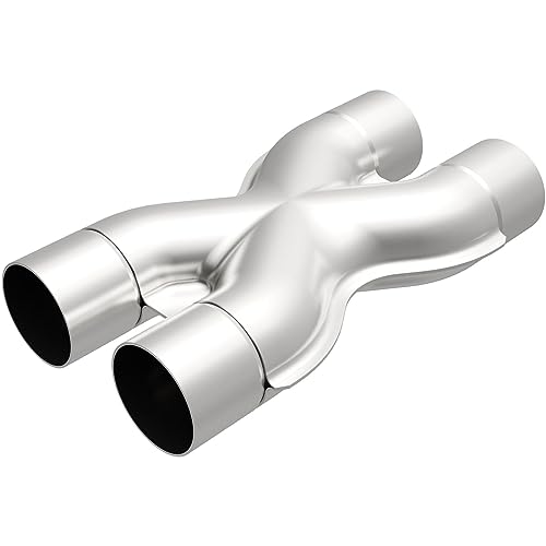 MagnaFlow Performance Exhaust Tru-X Crossover X-Pipe 10791: 2.5"/2.5" Inlet/Outlet, Stainless Steel