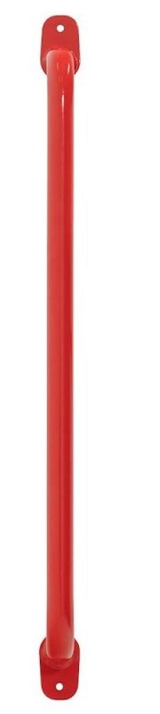 WEATHER GUARD 9895-7-01 LARGE VAN GRAB HANDLE, Powder Coated; Red; Steel; 26.2 Inch; Rear Door D-Pillar/ Shelf End Panel; Single; With Mounting Hardware