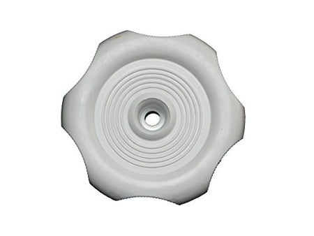RV DESIGNER H715 Plastic Window Knob, 2-1/4 inch Diameter, 1/2 inch Shaft, White, In... product image
