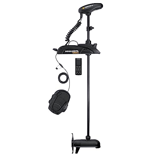Minn Kota Terrova Bow-Mount Electric Trolling Motor with GPS, Spot-Lock, Dual Spectrum Chirp Sonar – 80 Lb. Thrust, 60 in. Shaft, Freshwater