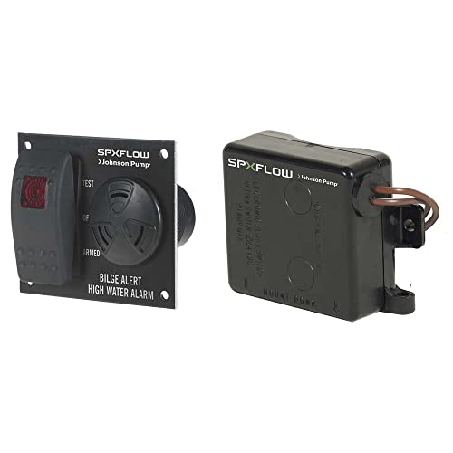JOHNSON PUMP 72303-001 s  Bilge Alert High Water Alarm with Ultima Switch, 12V,Black product image