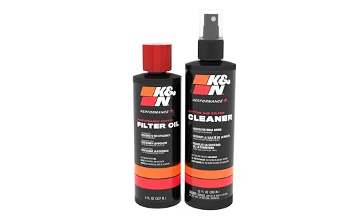 K&N FILTER 99-5050 K&N Air Filter Cleaning Kit: Squeeze Bottle Filter Cleaner and Red ... product image