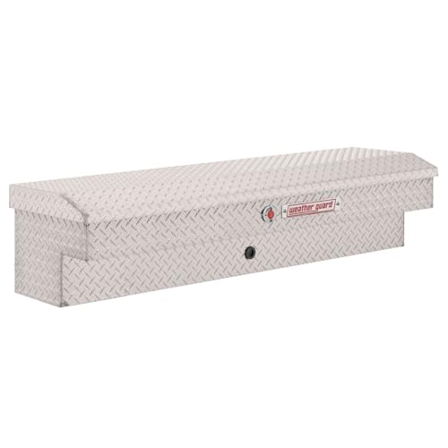 Weather Guard Model 174-0-04 56in Lo-Side Box, Aluminum, Clear, 4.0 cu ft