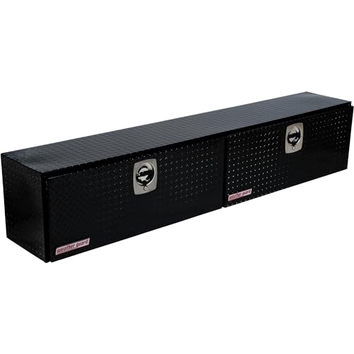 Weather Guard Model 390-5-02 Hi-Side Truck Box, Aluminum, Gloss Black, 11.1 cu ft capacity