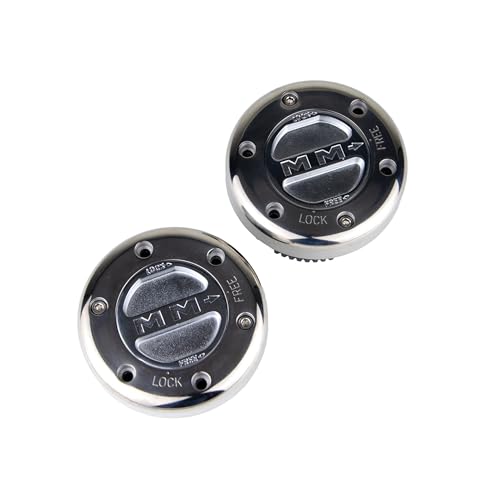 MILE MARKER 449S/S Pair of Premium Locking Hubs fits 1999-2004 F250 F350 F450 F550 | Reliable in Extreme Off Road Conditions | Replaces Original Equipment Manual or Automatic Hubs