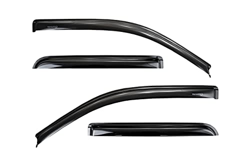 TRAILFX 4974H Rainguard Window Vents Fits Ford F-150 SuperCab 2015-2025 Smoked Ac... product image