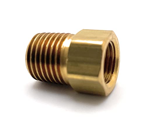 AP Products Marshall Excelsior ME2132P Inverted Flare Adapter - 1/4" MNPT x 1/4" Female Flare Plug