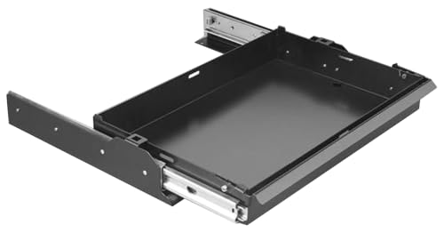 MORryde SP60-044 Sliding Battery Tray - 24.25" x 24.15" x 2.75", Black