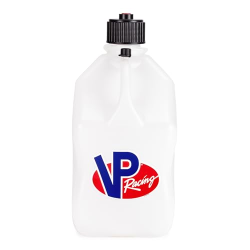 VP Racing 3522 - Universal Fit - 5.5 Gallon Motorsport Jug, Contoured Handle, Multipurpose Cap, White