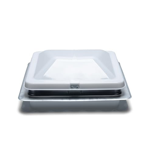 Heng's 71111A-C1G1 Universal Roof Vent Non-Powered with Exchange Lid - 14" White
