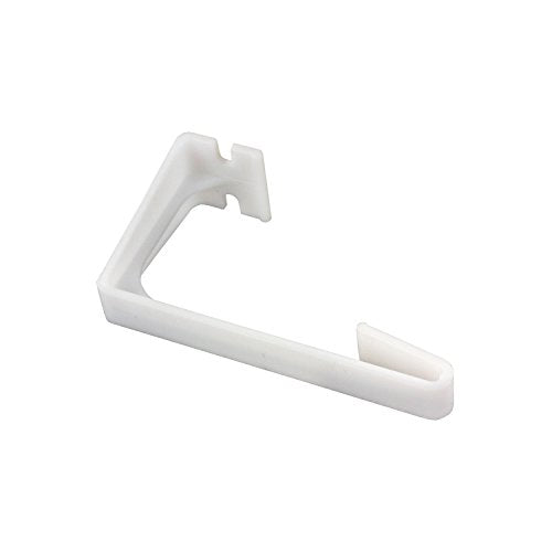 JR Products 81485 Side Curtain Retainer , White