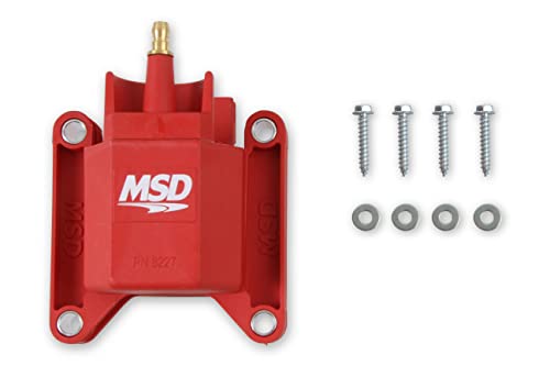 MSD CO. MSD-8227 MSD 8227 Ignition Coil High Performance, Red, TFI Style product image