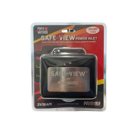 HUGHES AUTO SV30API Power Watchdog SafeView Smart RV Power Inlet, 30 Amp, Black, Twist-... product image