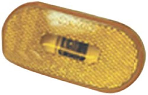 Fasteners Unlimited 003-53P 12 V Amber Oval Clearance Light