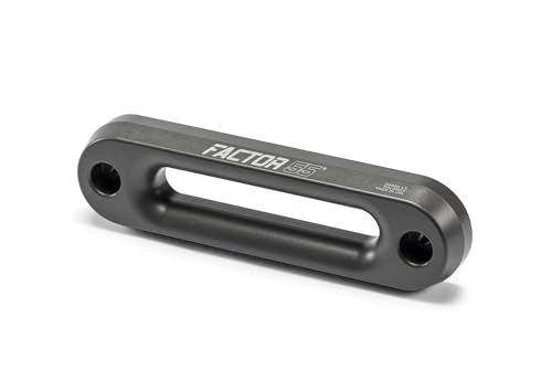 Factor 55 Hawse Fairlead for Synthetic Winch Rope, 1.5" Thickness - Gray