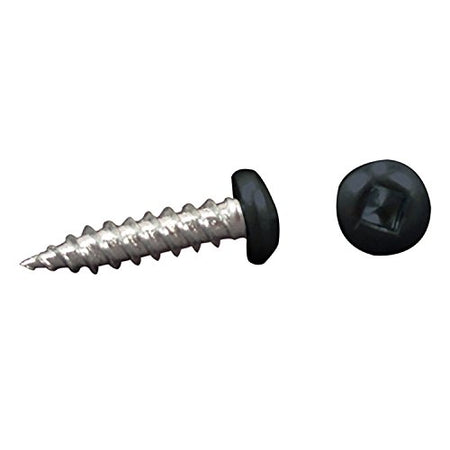 AP PRODUCTS 012-PSQ500BL8X1-1/2 012-PSQ500 BL 8 X 1- 1/2 Black Finish #8 Pan Head Screw, 1-1/2 / ... product image