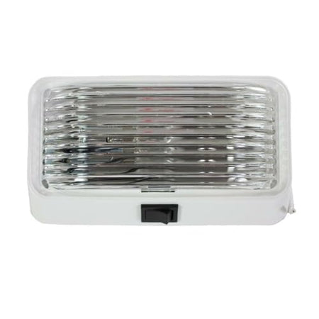 ARCON 18104 12V Universal Porch/Utility Light with Clear Lens, White Base and S... product image