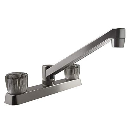 DURA FAUCET DFPK600SSN DF-PK600S-SN RV Two Handle Kitchen Sink Faucet (Satin Nickel) product image