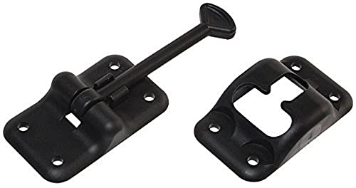 RV DESIGNER E232 Entry Door Holder - T-Style RV Door Holder 3-1/2 Black - Durable Pl... product image