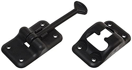 RV DESIGNER E232 Entry Door Holder - T-Style RV Door Holder 3-1/2 Black - Durable Pl... product image