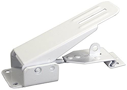 JR PRODUCTS 10845 Fold Down Camper Latch and Catch - White product image
