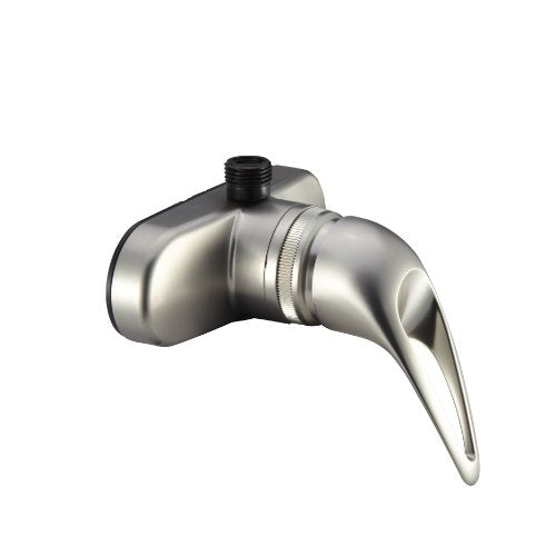 Dura Faucet Single Lever RV Shower Faucet Valve Diverter for Recreational Vehicle, Motor Home, Travel Trailer, Camper, Fifth (5th) Wheel, Towable (Brushed Satin Nickel)