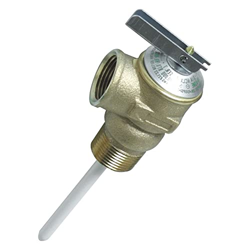 Camco 10471 Propane Hose and Connector (T and P Valve 3/4In with 4In Probe Coated, 150Psi, Bulk)