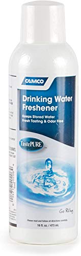 Camco TastePURE Drinking Water Freshener - Prevents Algae and Slime Build Up in Your Drinking Water Tank, Rids Odors and Bad Tastes 16 oz (40206)