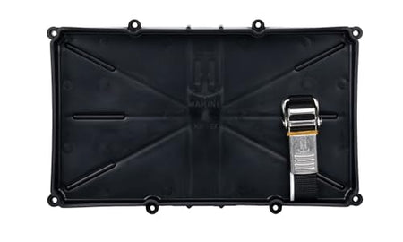 T-H MARINE NBH-27-SSC-DP Battery Holder Tray with Stainless Steel Buckle - Heavy Duty Marine... product image