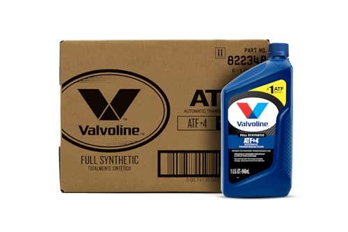 VALVOLINE 822348-CS ATF +4 Full Synthetic Automatic Transmission Fluid 1 QT, Case of 6 product image
