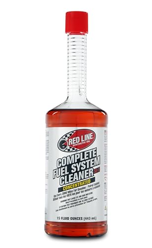 Red Line 60103 SI-1 Complete Fuel System Cleaner - 15 Ounce- Fuel Injector Cleaner and Carburetor Cleaner for Corrosion Prevention and Injector, Valve, and Combustion Chamber Deposit Removal
