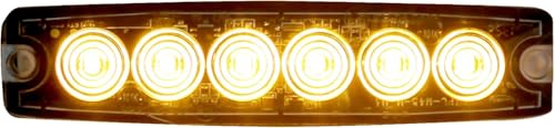 Buyers Products Company Buyers Products 8892200 5 Inch Amber Ultra‑Thin LED Strobe Warning Light, Surface - Outdoor Depot