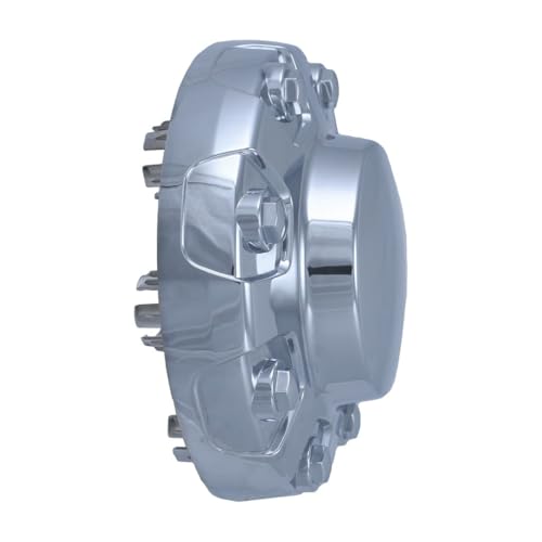 CCI Wheel Center Cap IWCC9010, Fits Into OEM Wheel, Plated, Chrome, ABS Plastic, Set of 2, Fits 2019-2025 Ram 3500 (Rear)