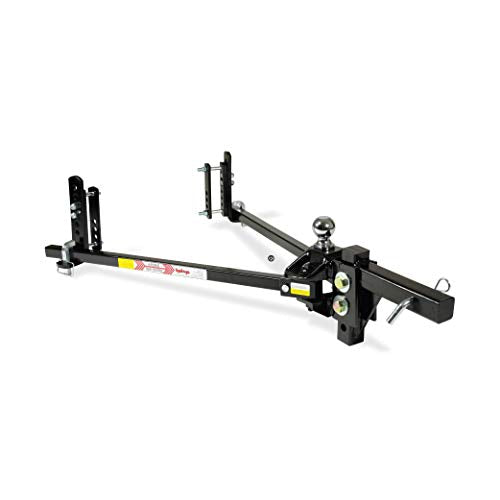 Equal-i-zer 4-point Sway Control Hitch, 90-00-0600, 6,000 Lbs Trailer Weight Rating, 600 Lbs Tongue Weight Rating, Weight Distribution Kit Includes Standard Hitch Shank, Ball NOT Included