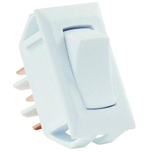 JR Products 12635 White SPDT On/On Switch